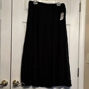 Ladies, black lace skirt